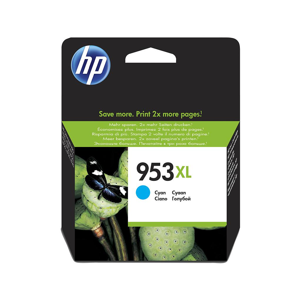 HP - (HEWLETT PACKARD) - Cartucho Tinta ORIGINAL 953XL CIAN (Ref.F6U16AE#BGY)