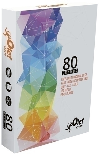 OLEF - PAPEL COPY - A4 - 80g - Paquete 500h (Ref.12701058)