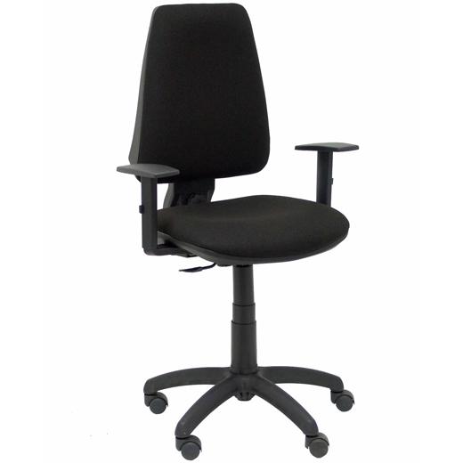 PIQUERAS Y CRESPO - SILLA ELCHE CP BRAZOS REGULABLES BALI COLOR NEGRO (Ref.14CPBALI840B10)