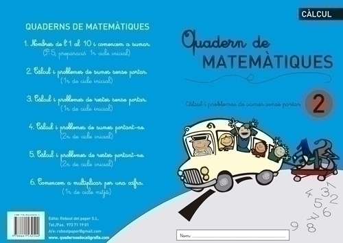 REBOST - CUADERNO (CAT.) MATEMATIQUES Nº 2 (Ref.MAT.Nº2-CAT)