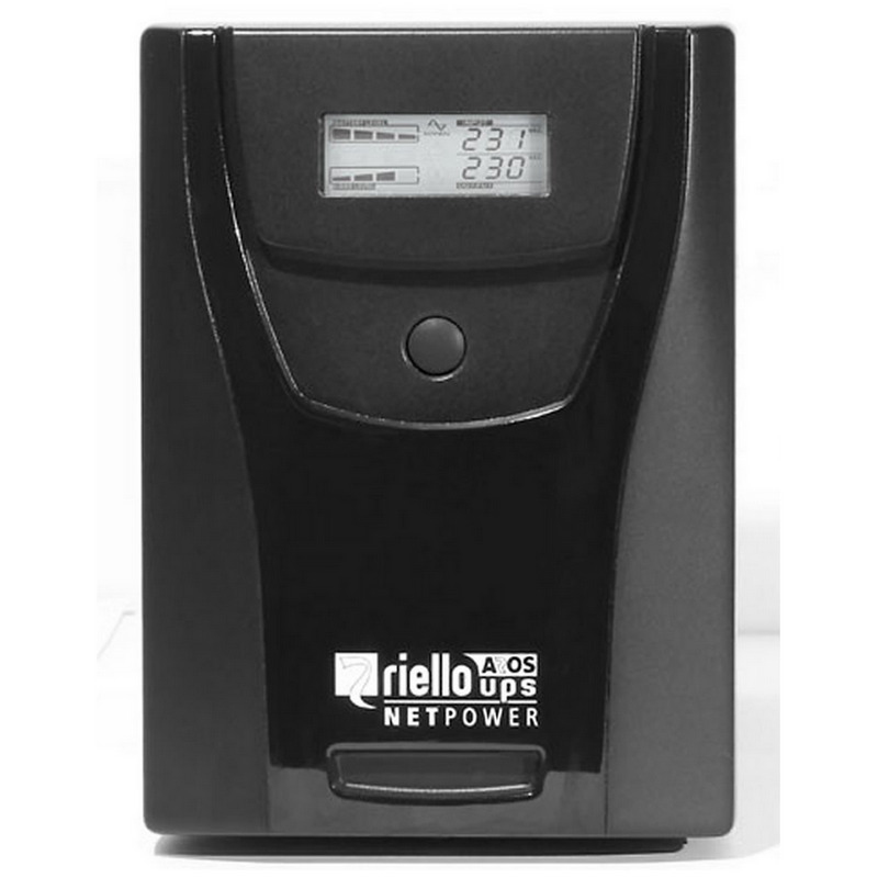 RIELLO - SAI NETPOWER 1000 USB &amp; SERIE DISPLAY 6 IEC INTERACTIVO (Ref.48052)