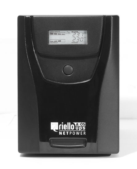 RIELLO - SAI NETPOWER 2000 USB &amp; SERIE DISPLAY 6 IEC INTERACTIVO (Ref.48053)