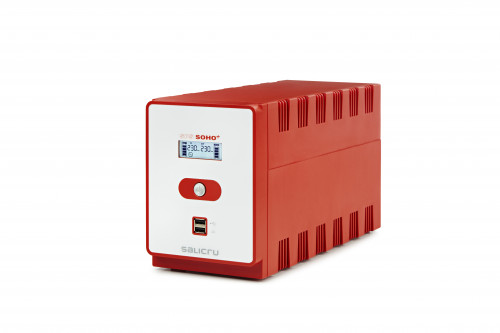SALICRU - SPS SOHO+ SAI Line-interactive 500 VA - 2200 VA con doble cargador USB (Ref.647CA000004)