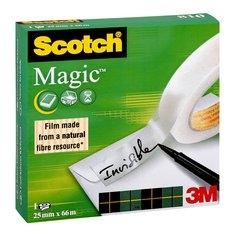 SCOTCH - CINTA ADHESIVA INVISIBLE MAGIC 25MM X 66M CAJA INDIVIDUAL (Ref.810/2566)
