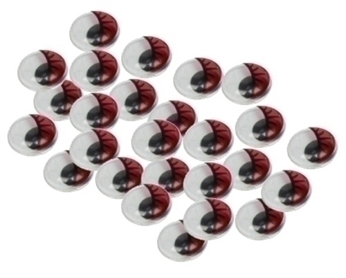 SMART - OJOS MOVILES FIXO KIDS ROJO 18 mm. PACK de 20 (Ref.3047RO/68012500)