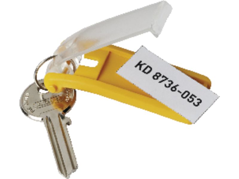 DURABLE - Portallaves Llaveros Key Clip Aptos para KeyBox 6u Azul 174796 (Ref.1957-07)