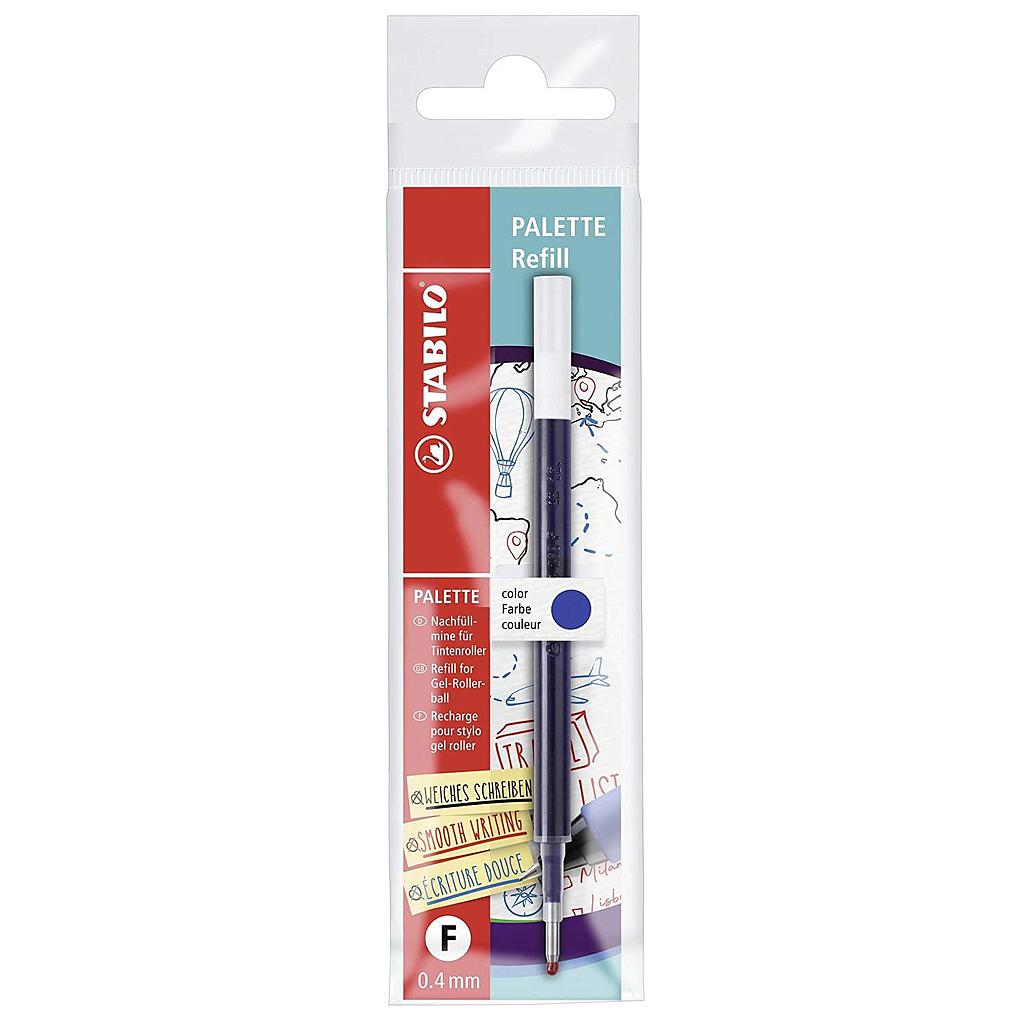 STABILO - RECAMBIO TINTA DE GEL RETRÁCTIL PALETTE FINE AZUL CAJA -10U- (Ref.268/041-01)