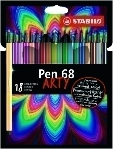 STABILO - ROTUL. PEN 68 ARTY LINE C/18 (Ref.6818-1-20)