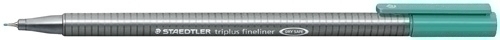 STAEDTLER - ROTULADOR FIBRA 334 TRIPLUS FINELINER VERDE ESMERALDA (Ref.334-54)