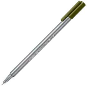 STAEDTLER - ROTULADOR FIBRA 334 TRIPLUS FINELINER VERDE OLIVA (Ref.334-57)