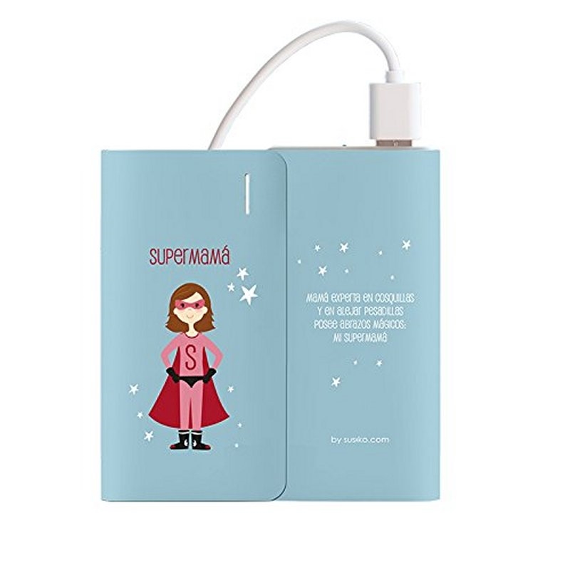 SUSIKO - PowerBank 4000mAh Supermama Azul (Ref.SKPWB023)