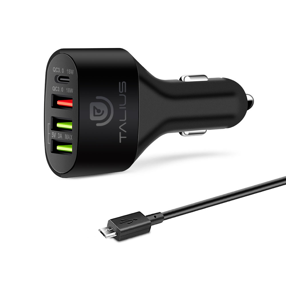 TALIUS - cargador coche micro-USB (Ref.PWA-4012)