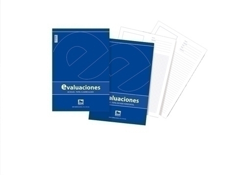 TAURO - BLOCK DE EVALUACIONES Fº 40h CUADRIC.4x4 (Ref.5345)