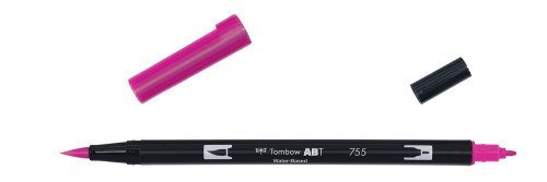 TOMBOW - ROTULADOR DOBLE PUNTA PINC. ROJO (Ref.ABT-905)