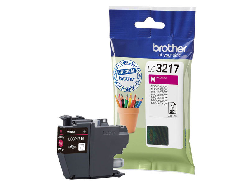 BROTHER - Cartuchos ORIGINALES Inyección De Tinta magenta 550 páginas MFC-J6530DW/J6930DW LC-3217M (Ref.LC3217M)