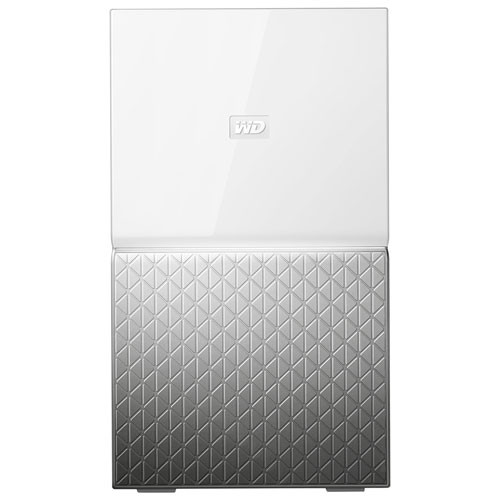 WESTERN DIGITAL ELEMENTS - Western Digital MY CLOUD HOME Duo dispositivo de almacenamiento personal en la nube 6 TB Ethernet Plata, Blanco (Canon L.P.I. 6,45€ Incluido) (Ref.WDBMUT0060JWT-EESN)