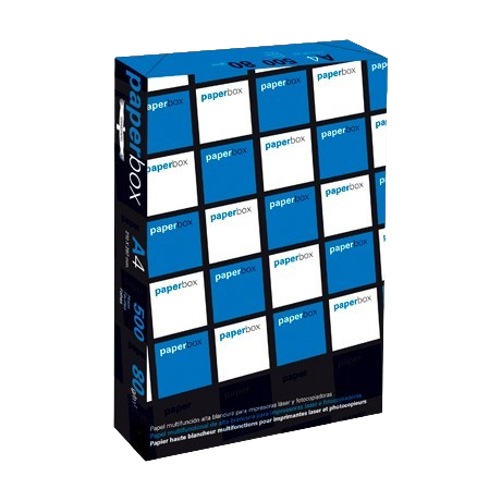PAPEL PAPERBOX - A4 - 80g - Blancura CIE 146 - Paquete 500h (Ref.40001708)