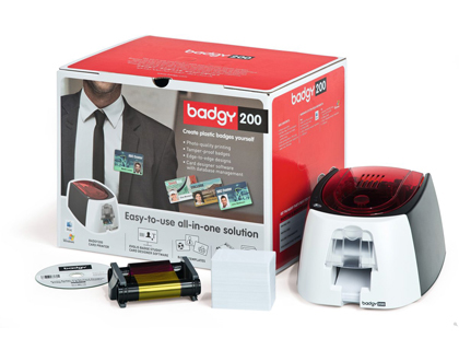 BADGY - 200 CON EL SOFTWARE VERSIÓN PLUS Y 100 TARJETAS DE PVC BLANCAS (Ref.B22U0000RS)