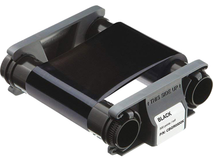 BADGY - Cinta MONOCROMA NEGRA PARA 500 IMPRESIONES - 100 &amp; 200 (Ref.CBGR0500K)