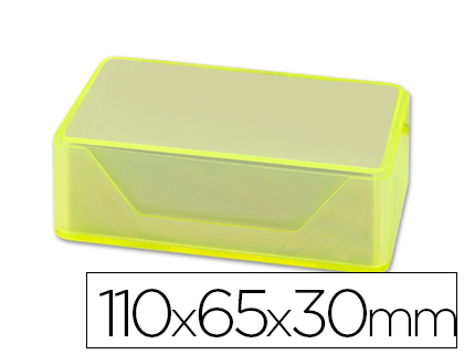 LIDERPAPEL - CAJA PARA TARJETAS DE VISITAS 110X65X30MM (Ref.PL01)