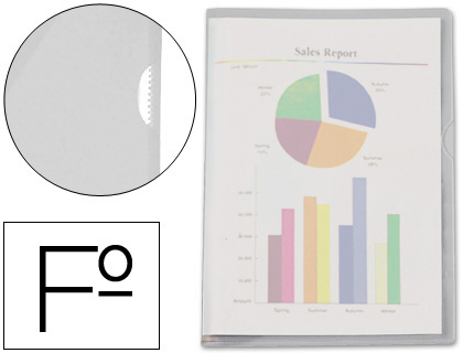 ESSELTE - CARPETA DOSSIER UÑERO PLASTICO FOLIO TRANSLUCIDOO (Ref.46038)