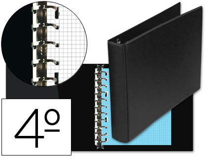 MULTIFIN - CARPETA ALFA 3002-G 11 ANILLAS 40 MM PLASTICO CUARTO (Ref.4013261)