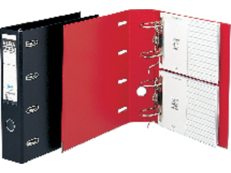 ELBA - Archivador de Palanca Rado Plast A4 Lomo 75mm Negro (Ref.100551851)