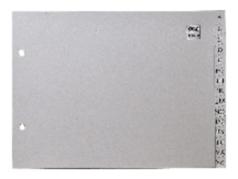 ELBA - Separadores alfabeticos A4 Gris TN3330 (Ref.100204725)
