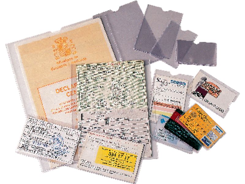 ESSELTE - Portacarnets 100ud 231x330mm Con uñero (Ref.46014)