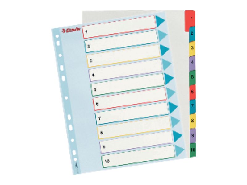 ESSELTE - Separadores 31 posiciones A4 maxi Multitaladro (Ref.100210)