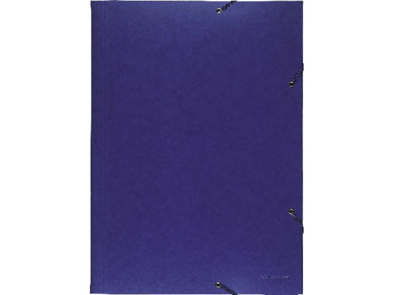 EXACOMPTA - Carpeta Gomas A3 3 solapas A3 Azul Cartulina FSC (Ref.59507E)