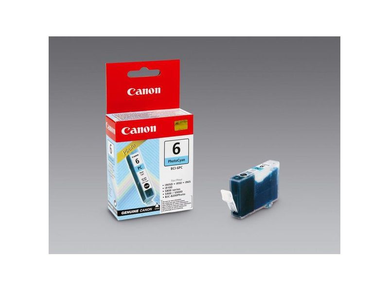 CANON - Cartuchos ORIGINALES Inyección De Tinta BCI-6PC Cyan (Ref.4709A002)