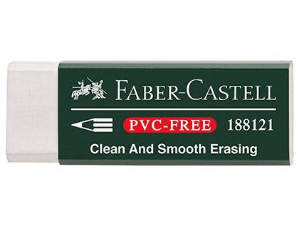 FABER CASTELL - Goma BLANCA PARA LÁPIZ 7081N 188121 (Ref.18 81 21)