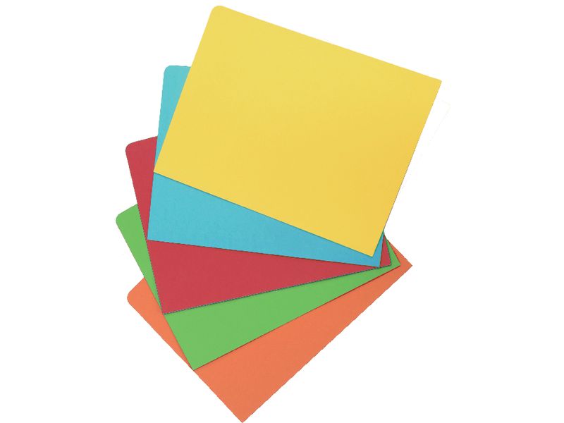 GIO - Subcarpetas Caja 50 ud Folio Cartulina Amarillo 250 G (Ref.400018831)