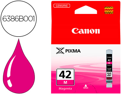 CANON - Cartuchos ORIGINALES Inyección De Tinta 42 Magenta (Ref.6386B001)