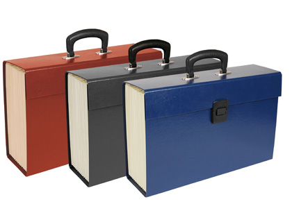 LIDERPAPEL - MALETIN CON FUELLE 316701 19 DEPARTAMENTOS TAMAÑO 25,5X390X120 MM (Ref.MF01)