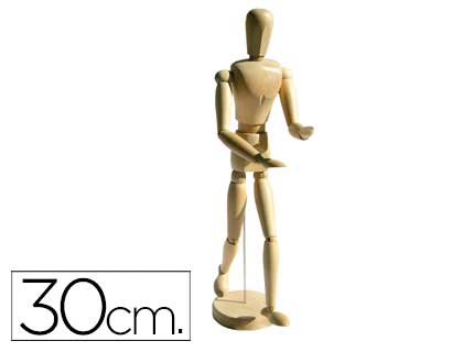 ARTIST - MANIQUI DE PINTURA ARTITS MADERA MASCULINO 30 CM (Ref.A12203/4680002)