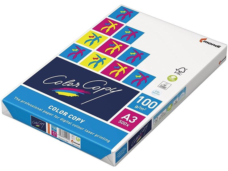 COLOR COPY - Papel impresión Laser Color 500h 100 g. A3 (Ref.CCA3100)