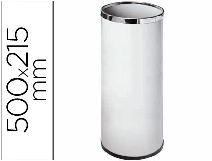SIE - PARAGUERO METALICO 301 BLANCO MEDIDA 50X21.5 -AROS CROMO (Ref.301-B)