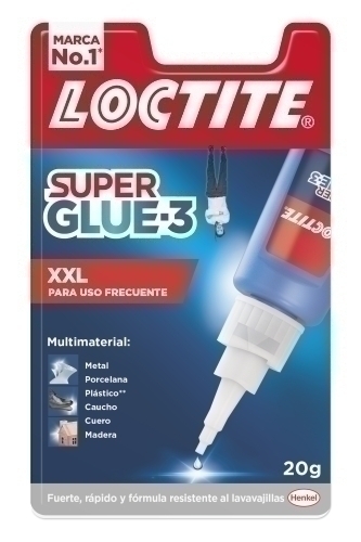 LOCTITE - PEGAMENTO SUPER GLUE-3 - 20gr ADHESIVOS INSTANTANEO (Ref.2646770)