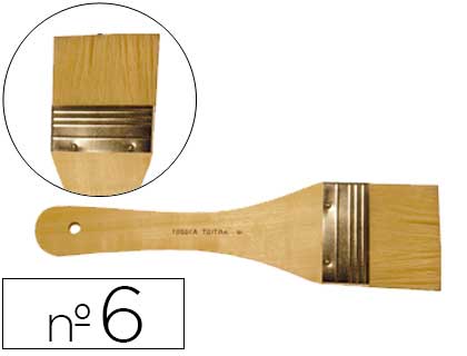 ARTIST - PINCEL OLEO DE CERDA PALETINA Nº 6 65 MM (Ref.A10201-6)