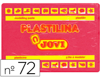 JOVI - PLASTILINA 72 RUBI -UNIDAD -TAMAÑO GRANDE (Ref.72-06)