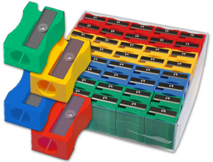 Sacapuntas/Afilalapices PLASTICO 80664 1 USO CAJA DE 120 UNIDADES (Ref.80.664)