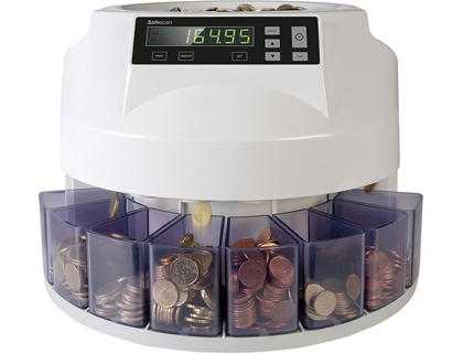 SAFESCAN - Contador Y CLASIFICADOR DE MONEDAS MODELO 1250 (Ref.113-0547)