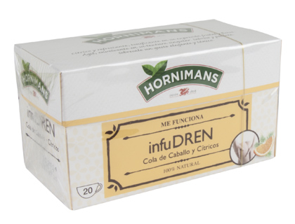 HORNIMANS - TE INFUDREN COLA DE CABALLO Y CITRICOS 20 BOLSAS (Ref.69105)