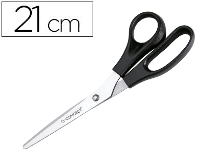 Q-CONNECT - TIJERA OFICINA PARA ZURDOS 8&quot; 21 CM (Ref.KF15757)