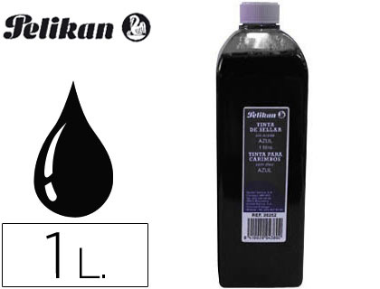 PELIKAN - TINTA TAMPÓN NEGRA -FRASCO DE 1 LITRO (Ref.351296)