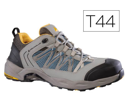 DELTAPLUS - ZAPATOS DE SEGURIDAD TREK DE PIEL SERRAJE PUNTERA Y SUELA COMPOSITE GRIS TALLA 44 (Ref.PERTUIS-S1P-44)