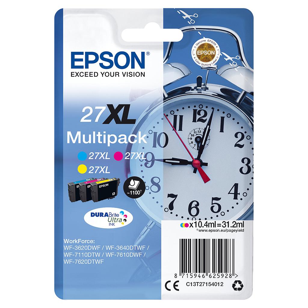 EPSON - cartucho inyección pk-3 CMA 27XL WF-3620DWF/3640DTWF/7110DTW/76XXDWF (Ref.C13T27154012)