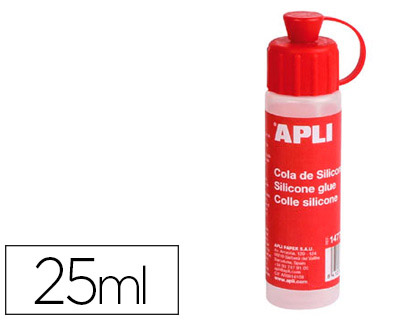 APLI - COLA DE SILICONA LIQUIDA BOTE DE 25ML (Ref.14772)